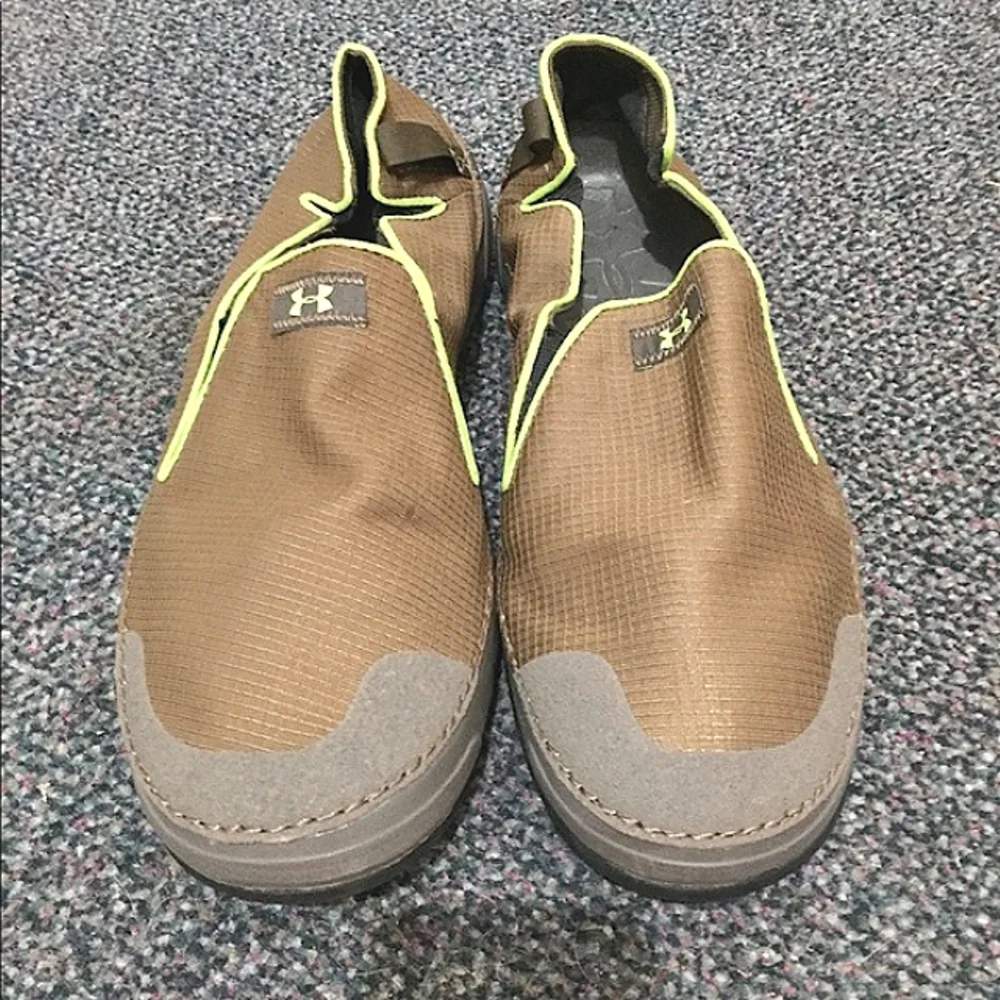 Men's  Under Armour Brown Nylon Slip-On (14)
